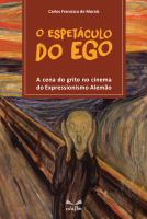 Capa em Tom amarronzado, com textos em alaranjado e branco, com reprodução da pintura O Grito, de Edvard Munch.